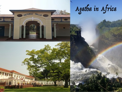 Agatha in Africa with Michael, Stanley and Bryony