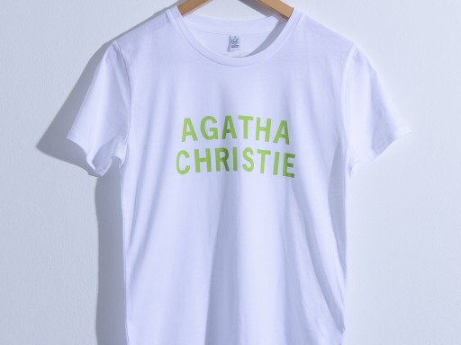 Buy a ticket to the festival in august and win a limited edition Agatha Christie tee!